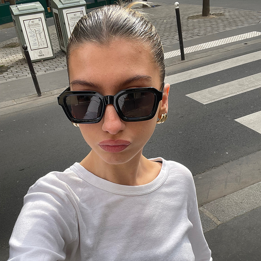 Meller Black Full Rim Geometric right side