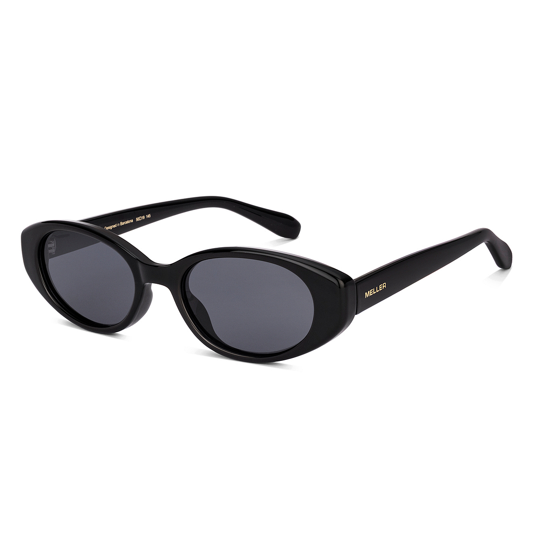 Black Smoke Gradient Full Rim Oval Meller ZINA MEL S19255 Sunglasses