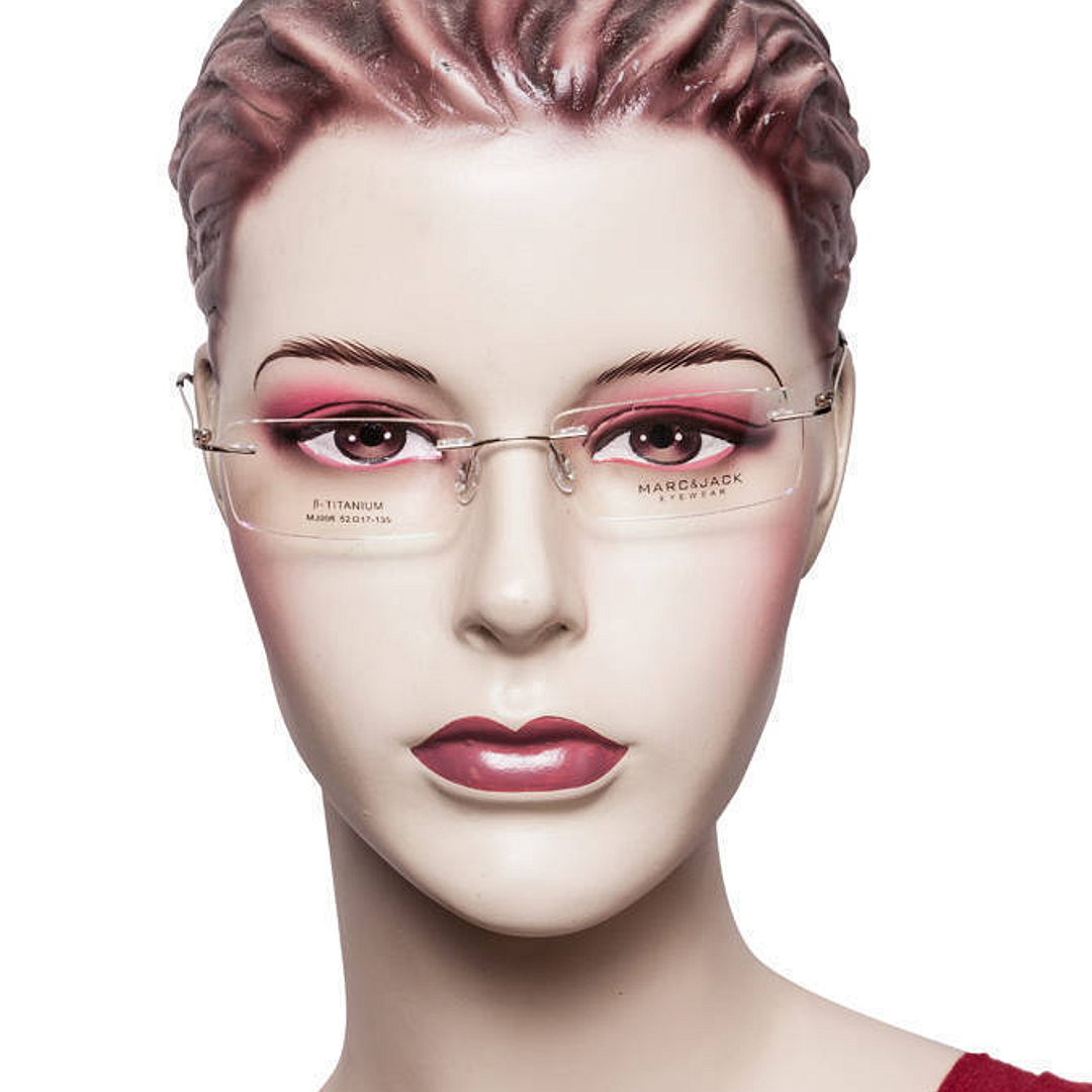 Buy Marc Jack Titanium MJ006 Col-2 Silver Eyeglasses at Lenskart.