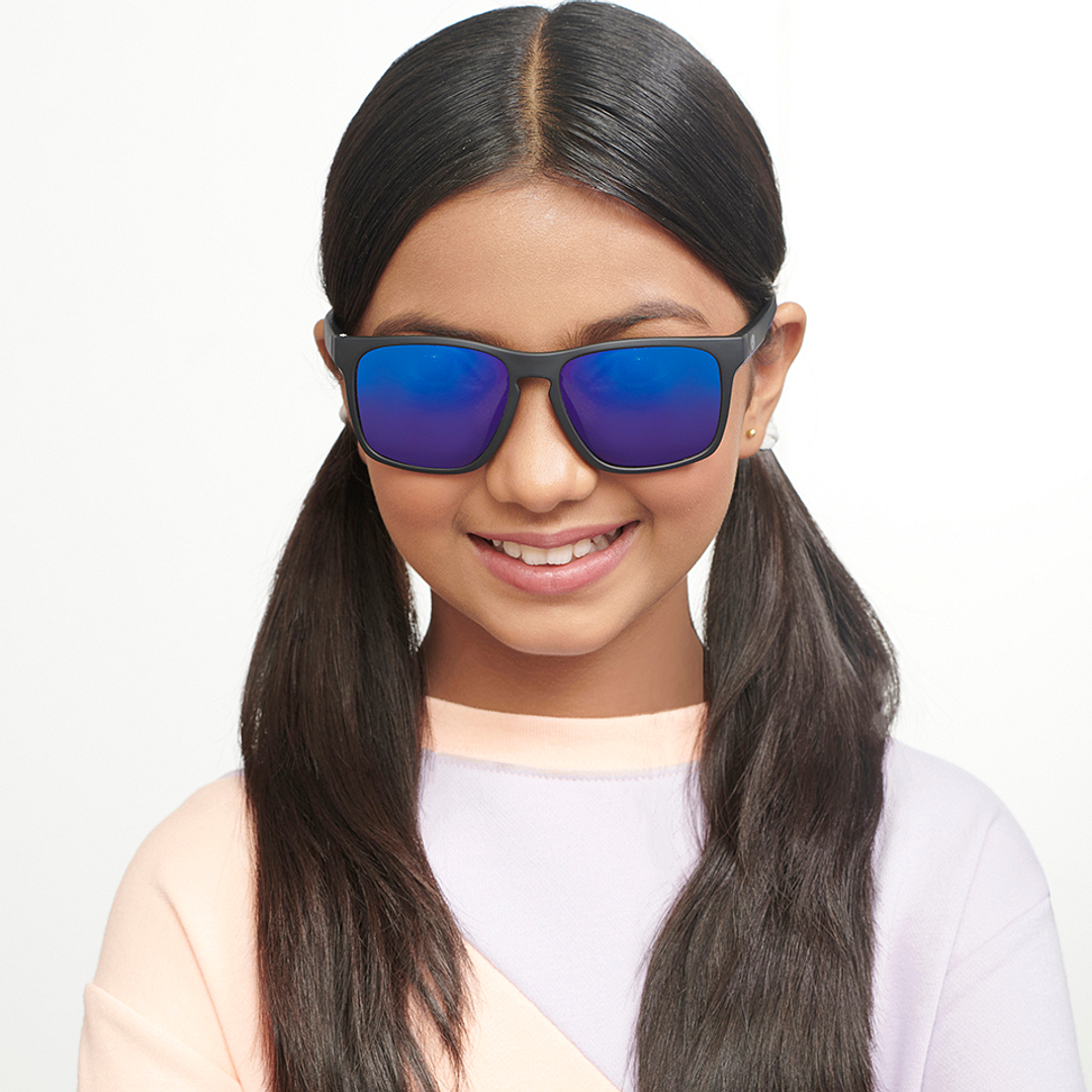 Hooper Black Full Rim Square left side