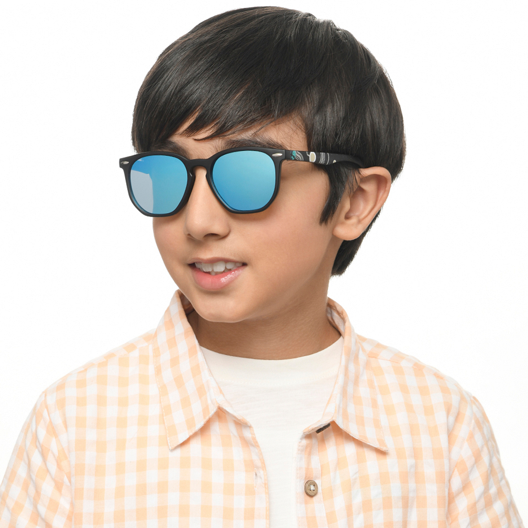 Hooper Black Full Rim Geometric right side