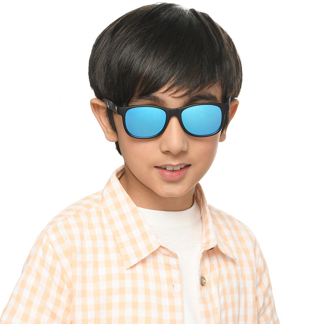 Hooper Black Full Rim Square left side