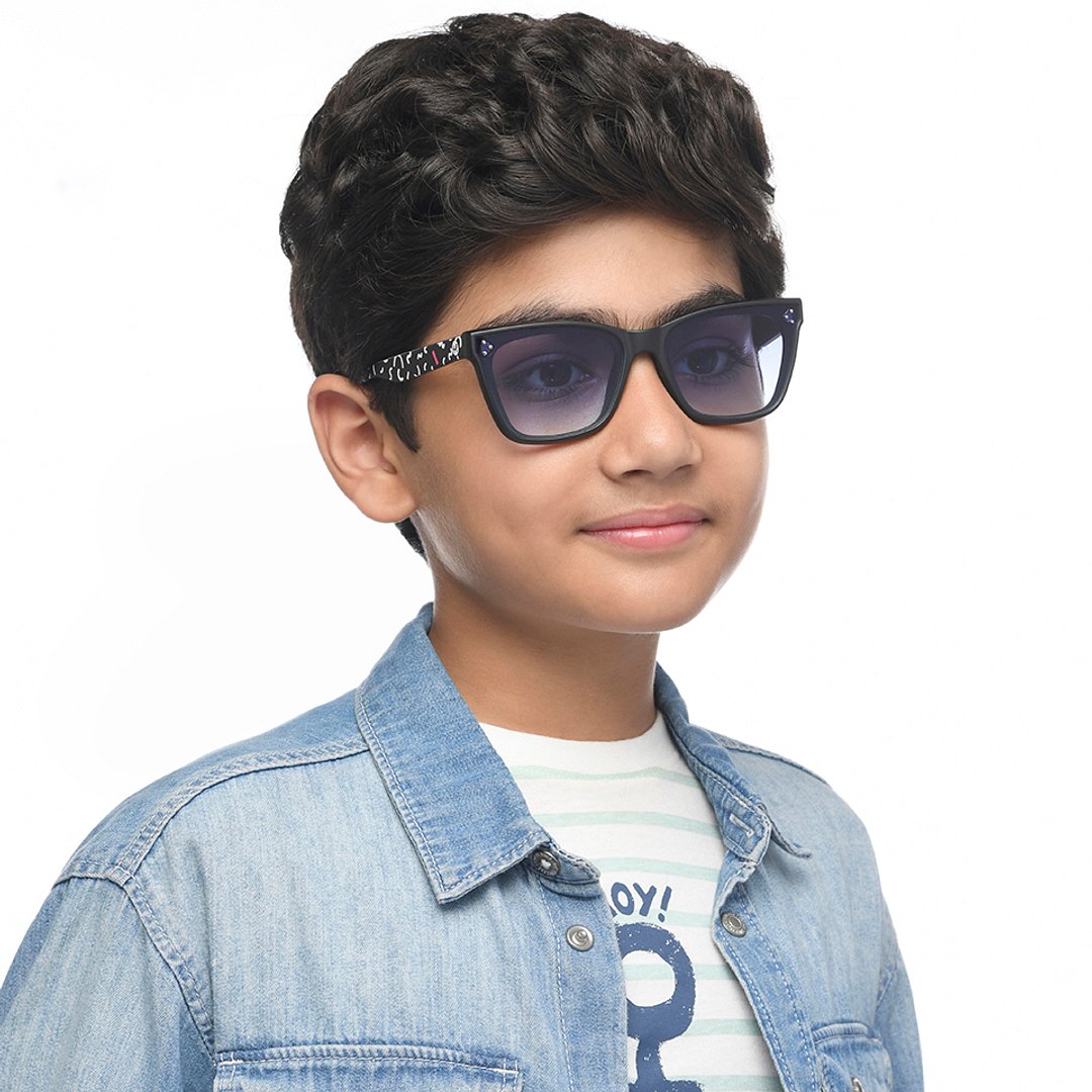 Hooper Black Full Rim Square right side