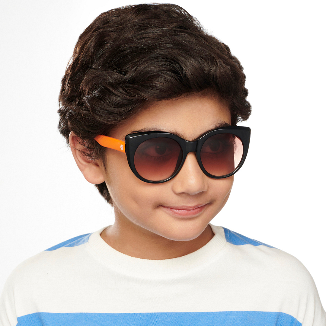 Hooper Black Full Rim Cat Eye right side