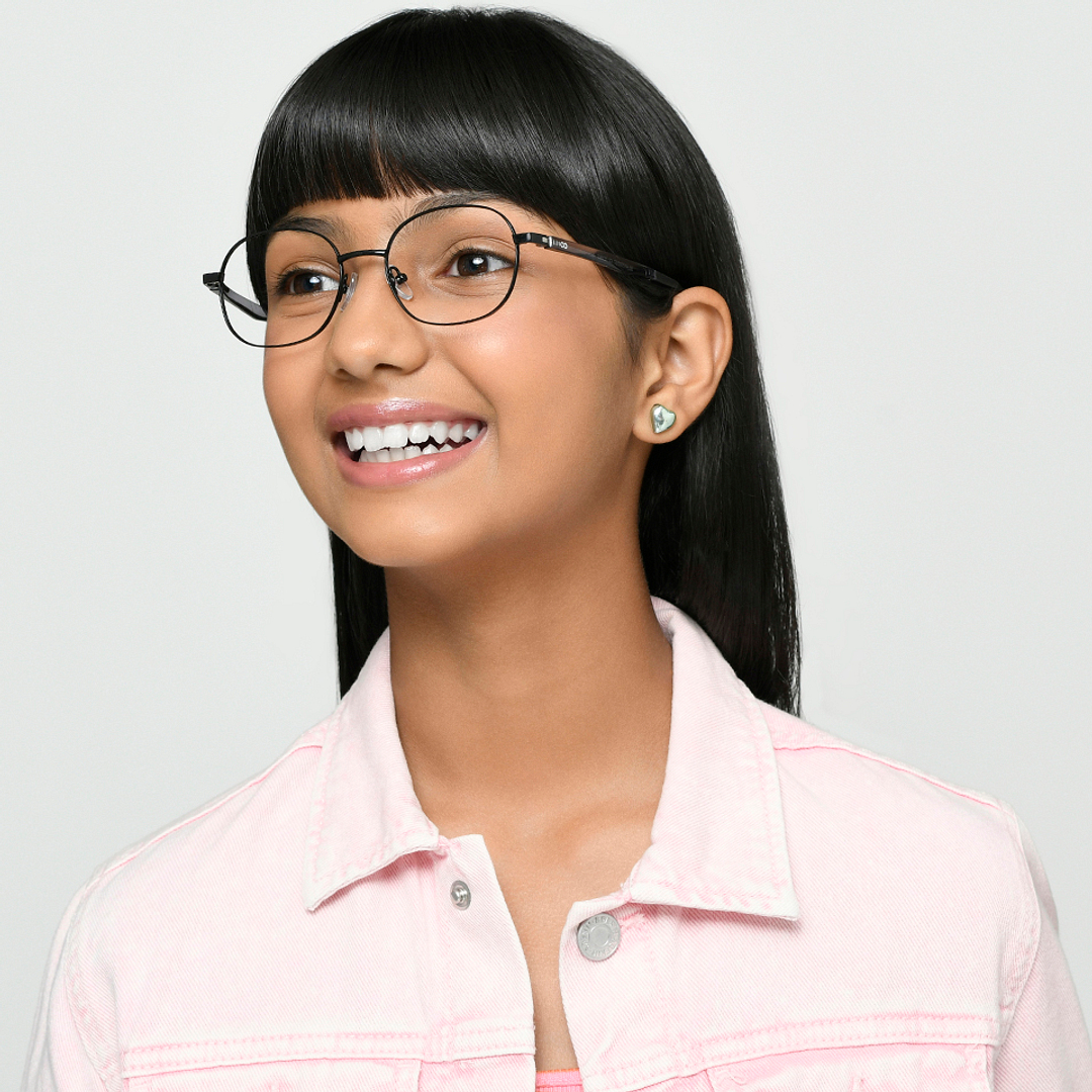 Hooper Online Black Full Rim Round right side