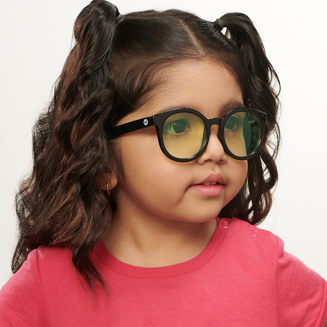 Hooper Black Full Rim Round right side