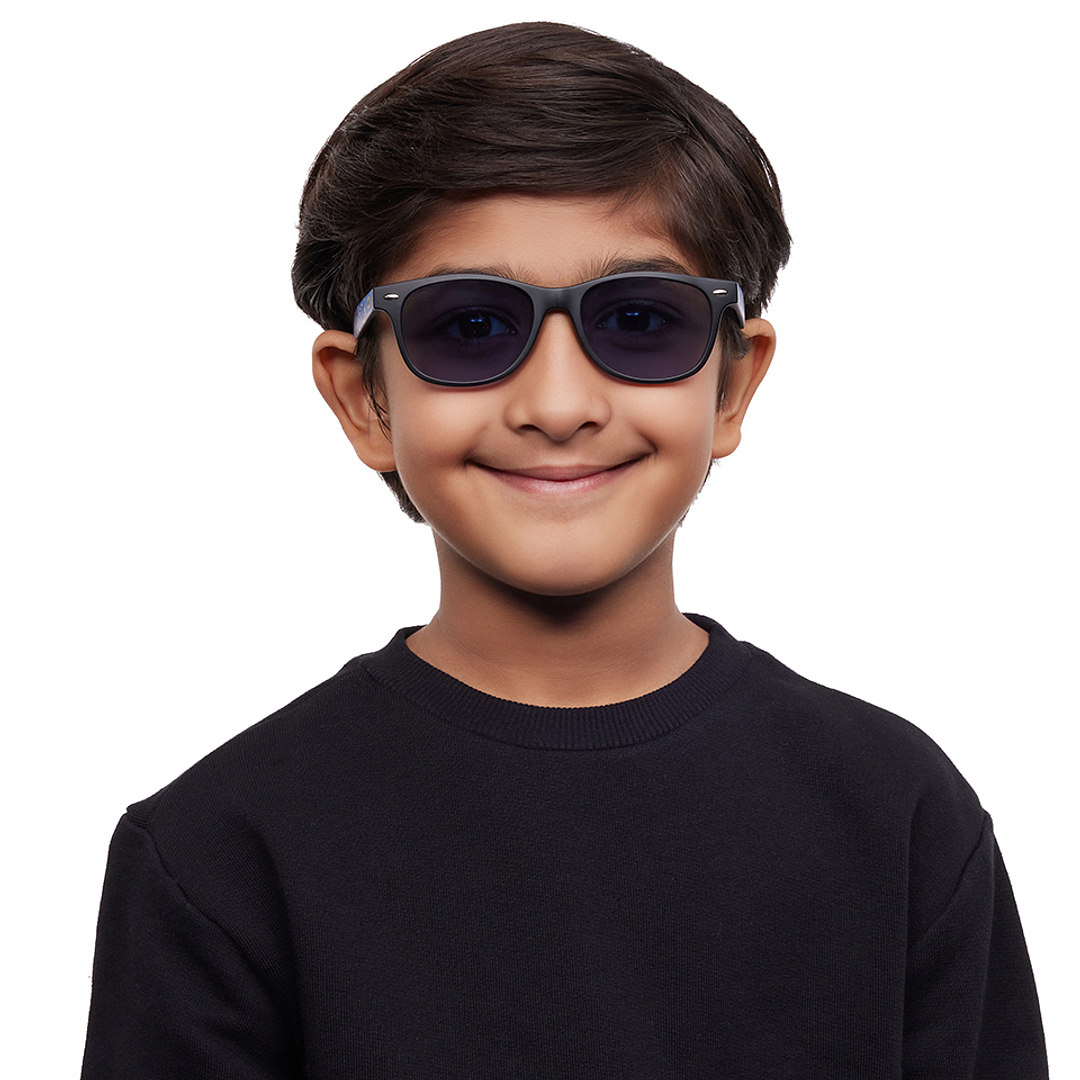 Hooper Black Full Rim Square left side