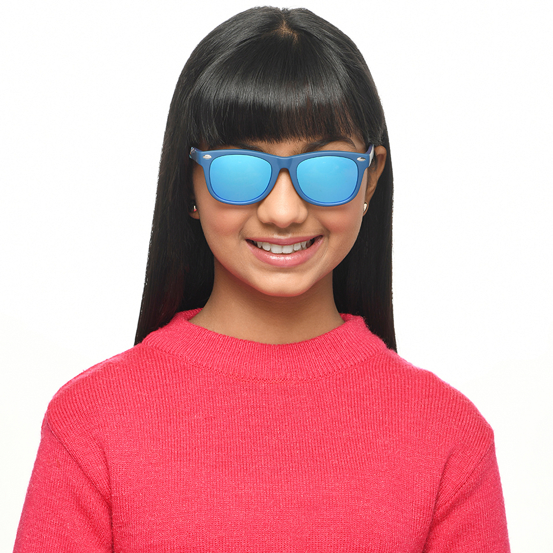 Hooper Sky Blue Full Rim Square right side