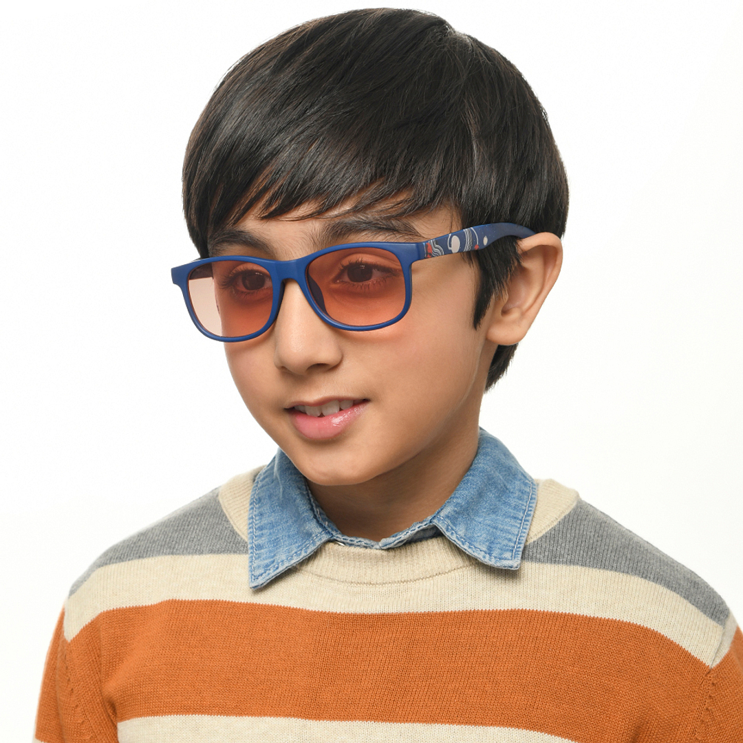 Hooper Sky Blue Full Rim Square right side