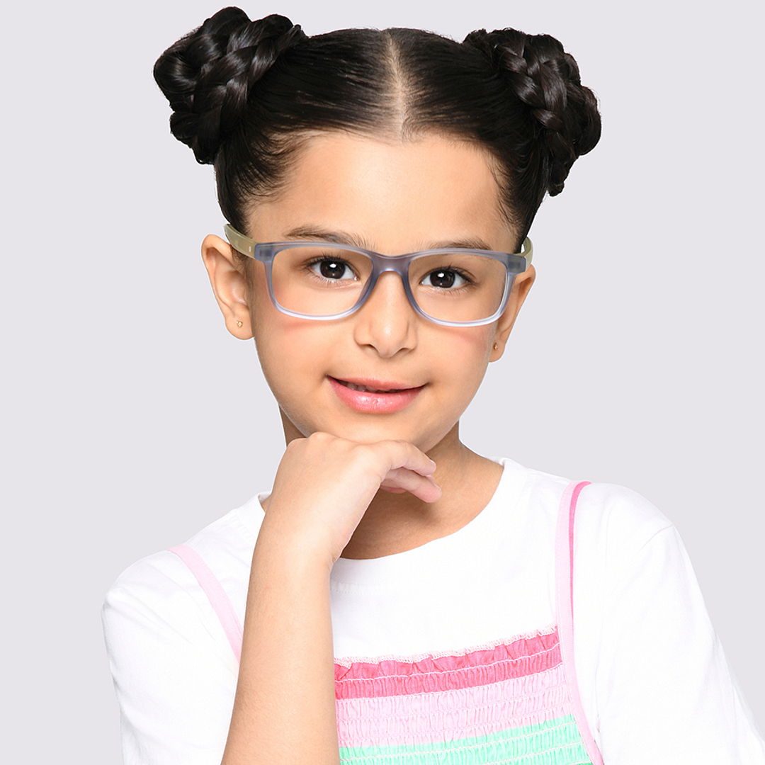 Hooper Online Sky Blue Full Rim Rectangle right side