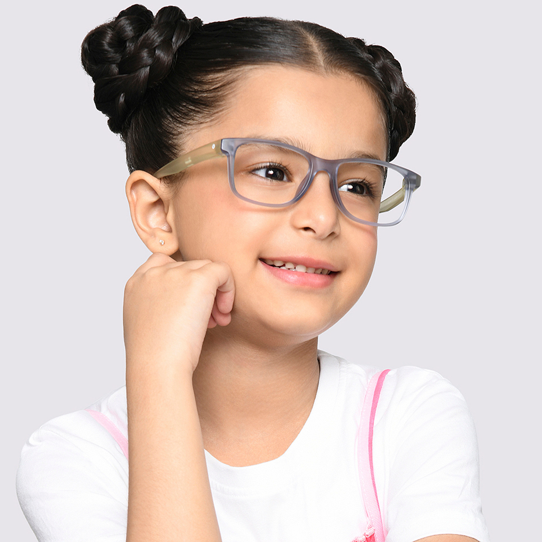 Hooper Online Sky Blue Full Rim Rectangle left side