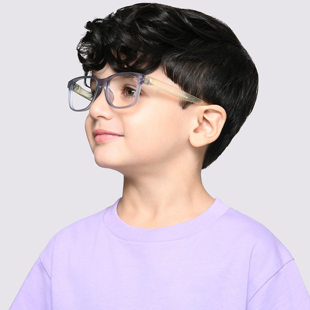 Hooper Online Sky Blue Full Rim Rectangle right side