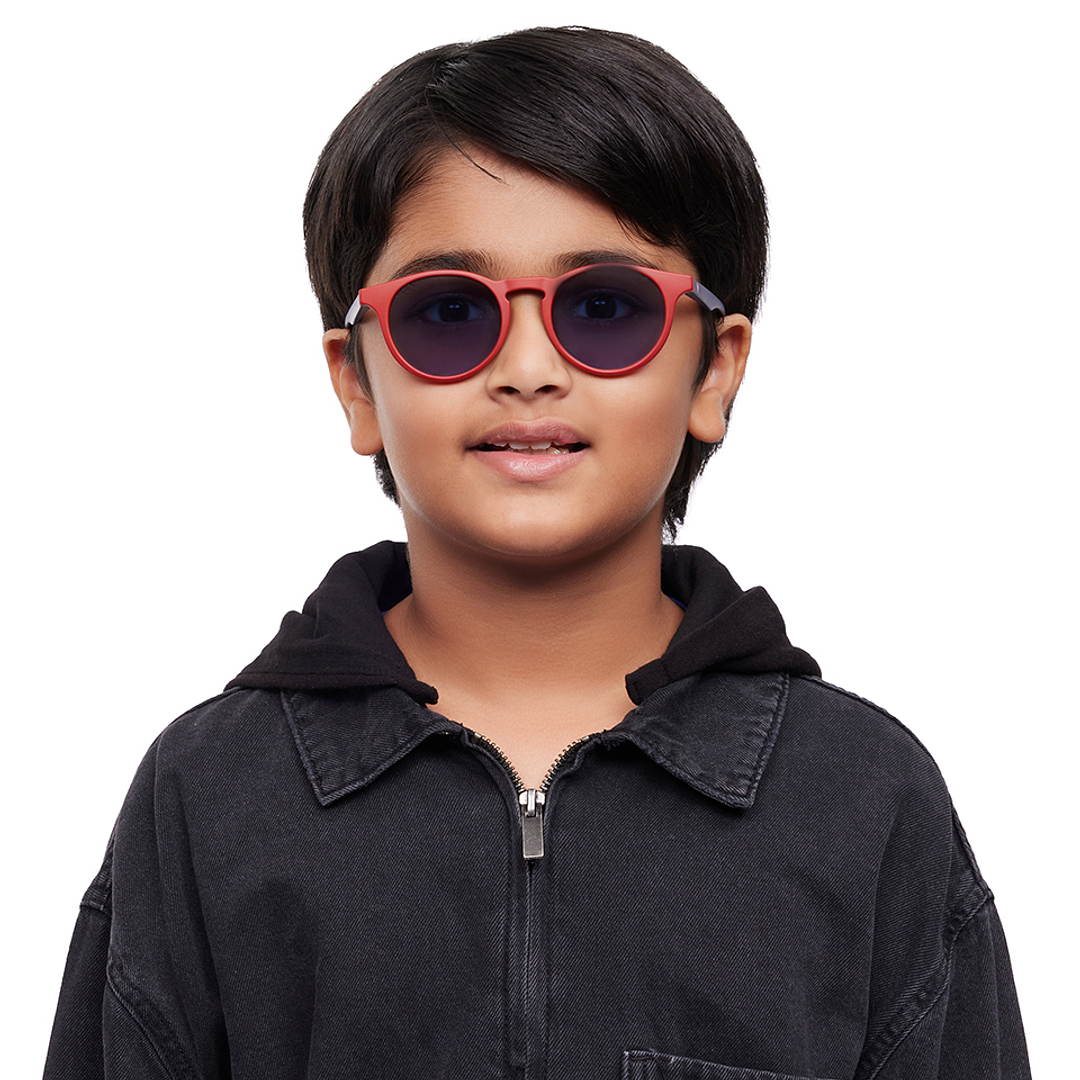 Hooper Red Full Rim Round right side