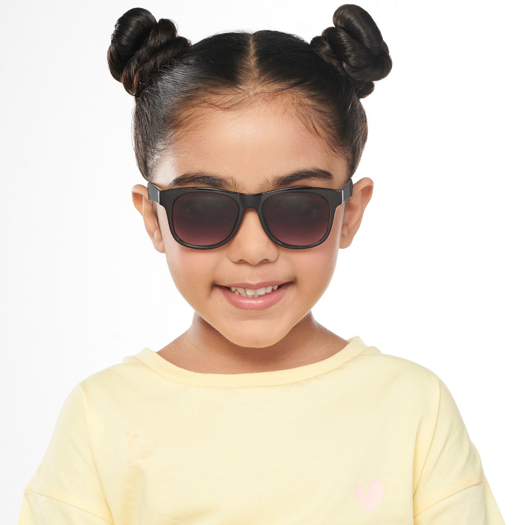 Hooper Black Full Rim Square left side