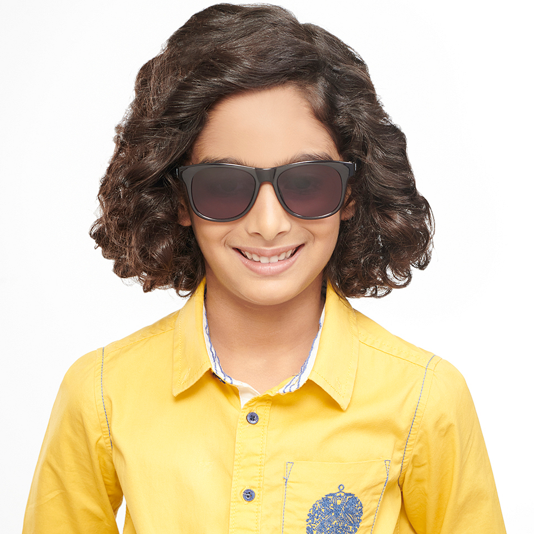 Hooper Black Full Rim Square left side