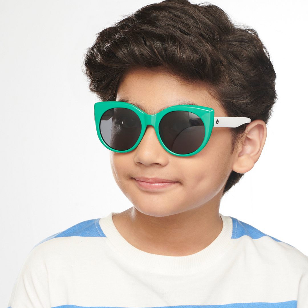 Hooper Green Full Rim Cat Eye right side