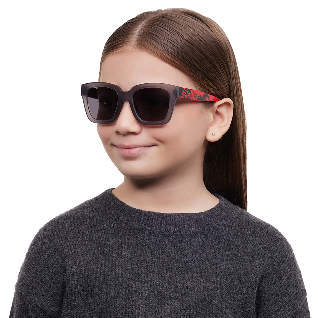 Hooper Light Grey Full Rim Square left side