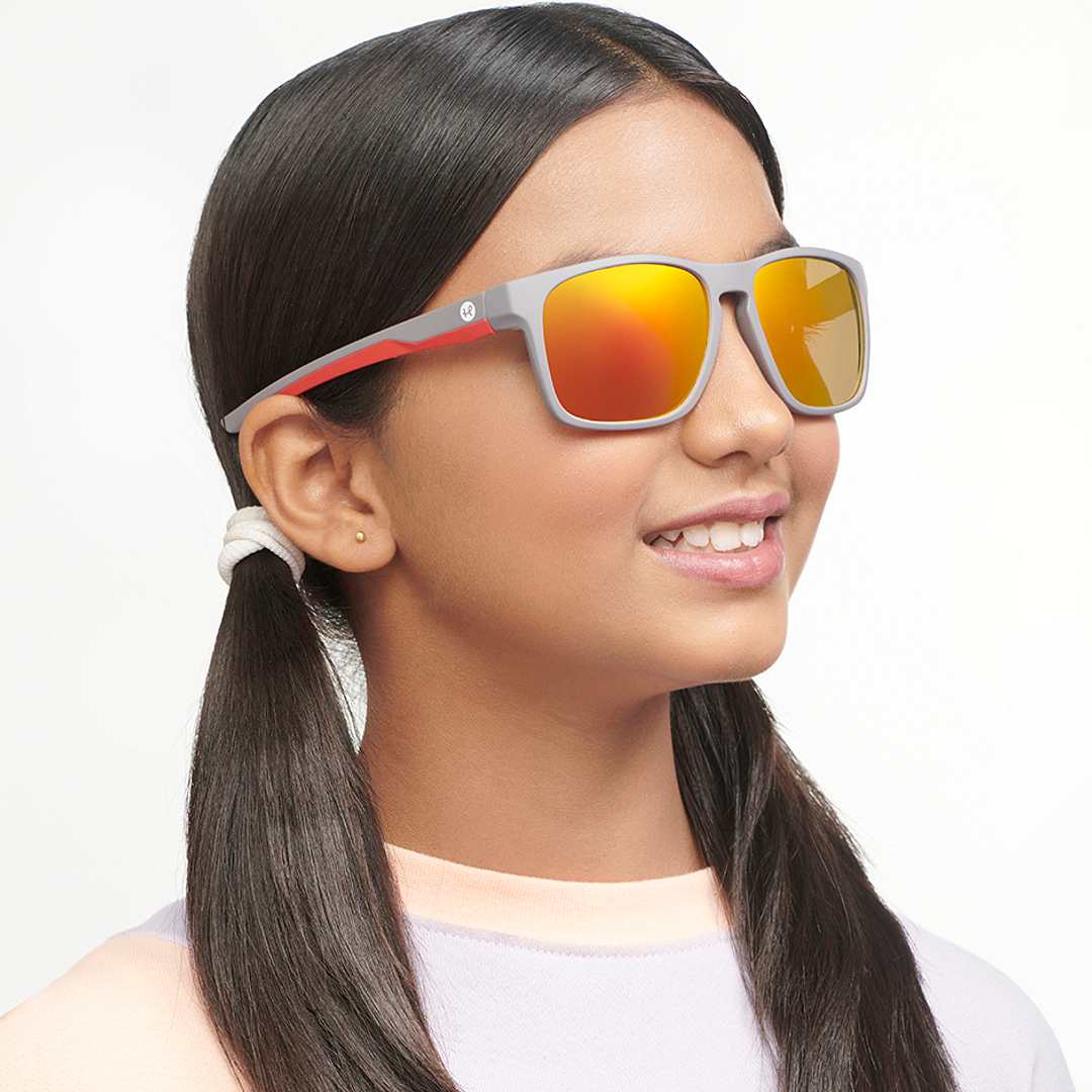 Hooper Light Grey Full Rim Square right side