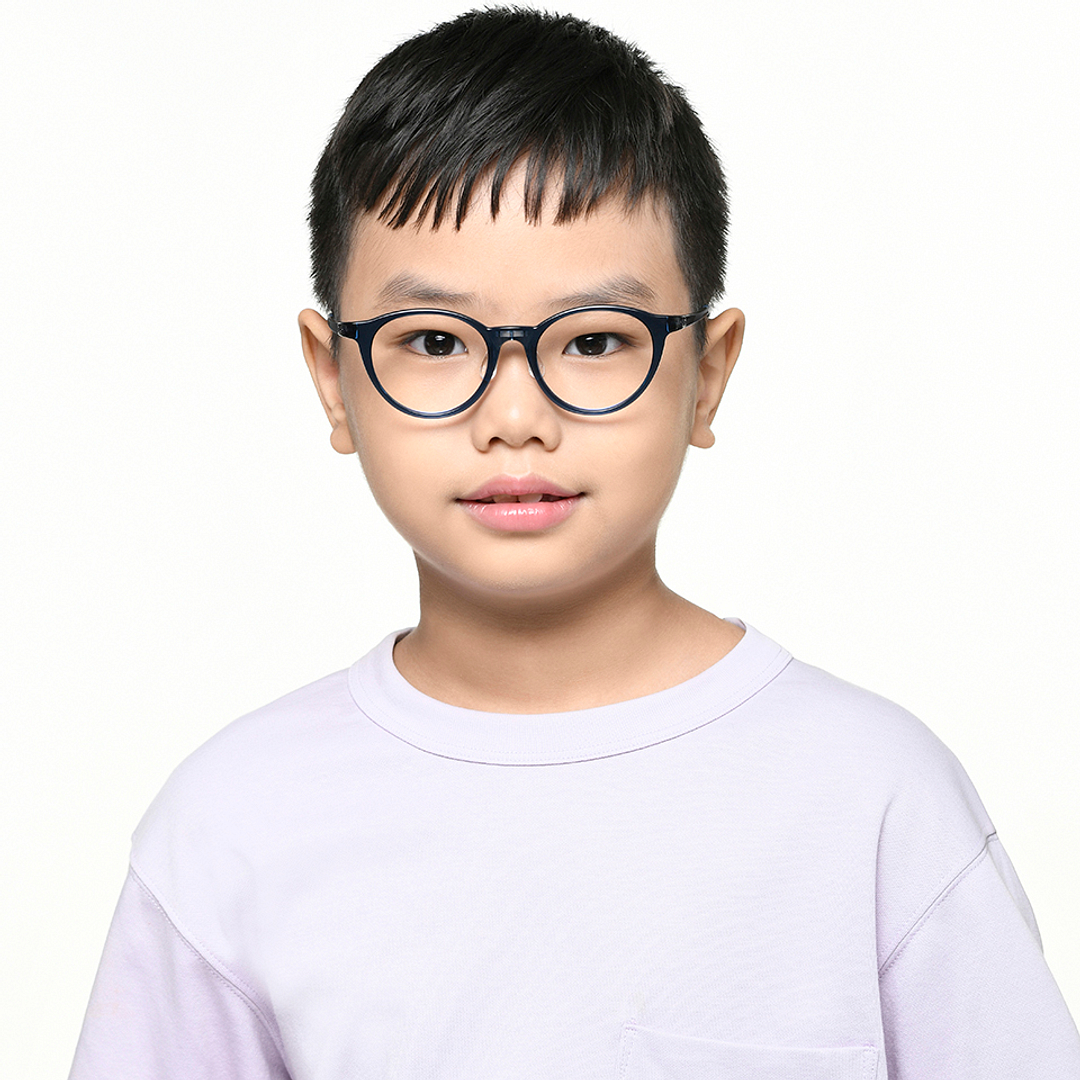 Hooper Sky Blue Full Rim Round right side