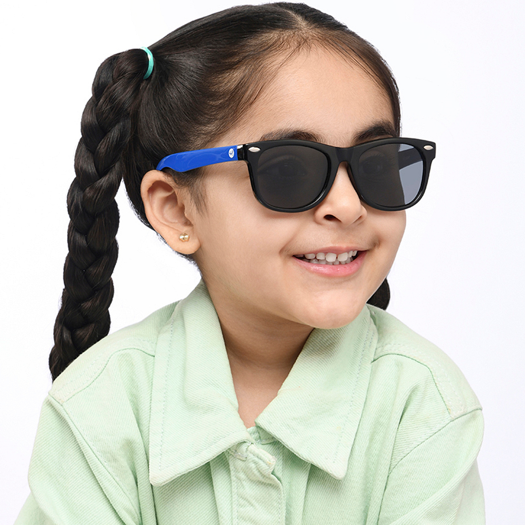 Hooper Black Full Rim Square left side