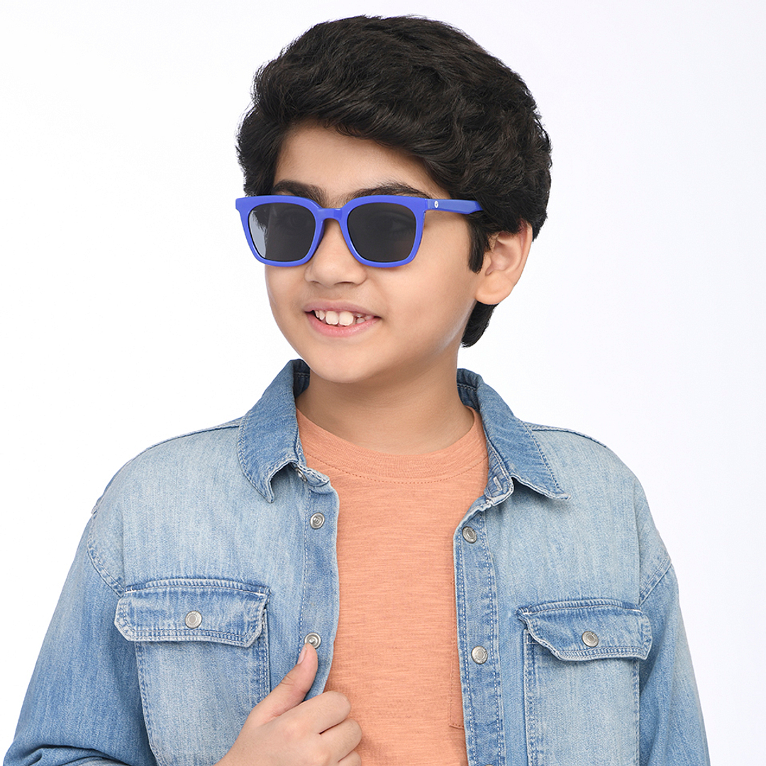 Hooper Sky Blue Full Rim Square right side