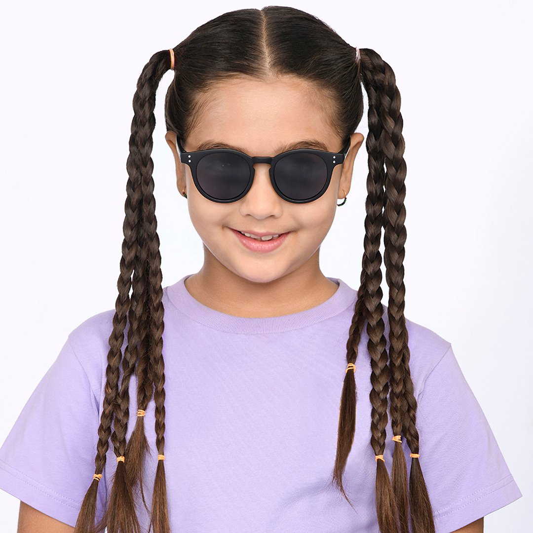 Hooper Black Full Rim Round right side