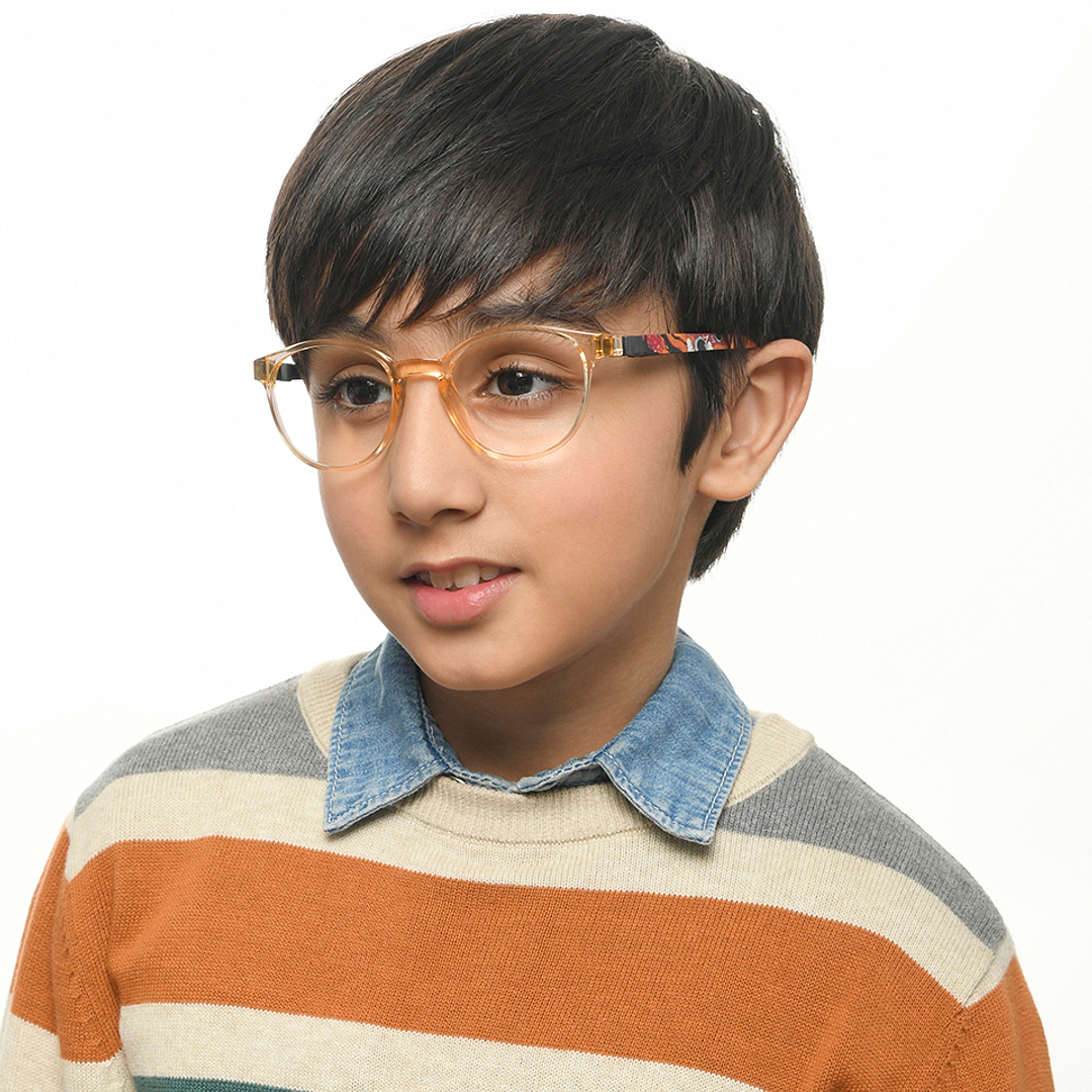 Hooper Online Yellow Full Rim Round left side