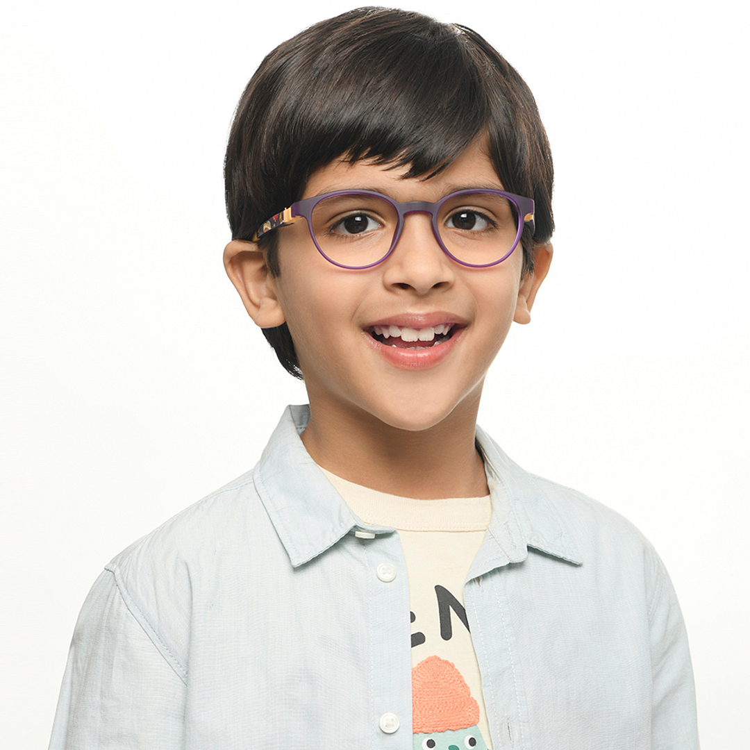 Hooper Purple Full Rim Round right side