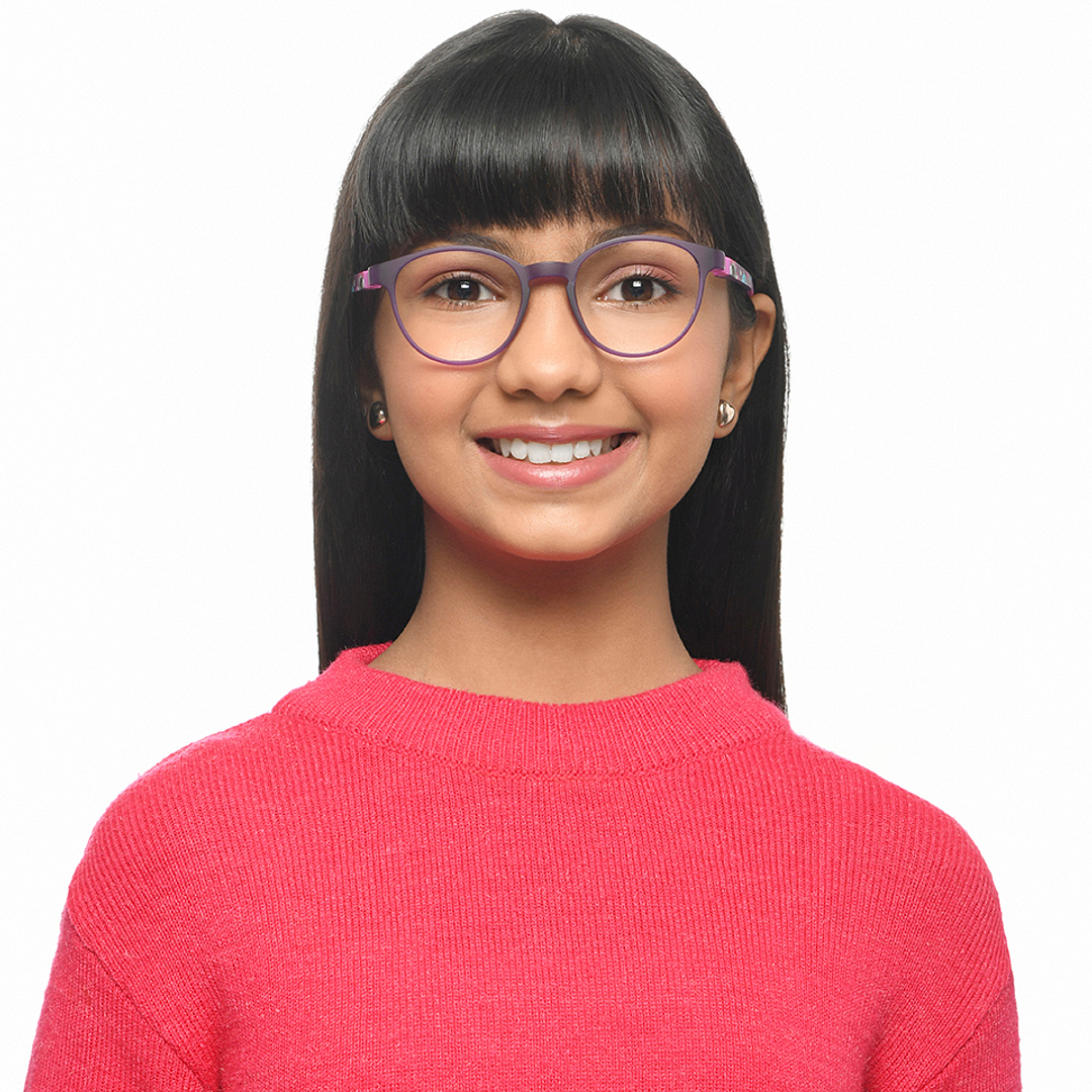 Hooper Purple Full Rim Round right side