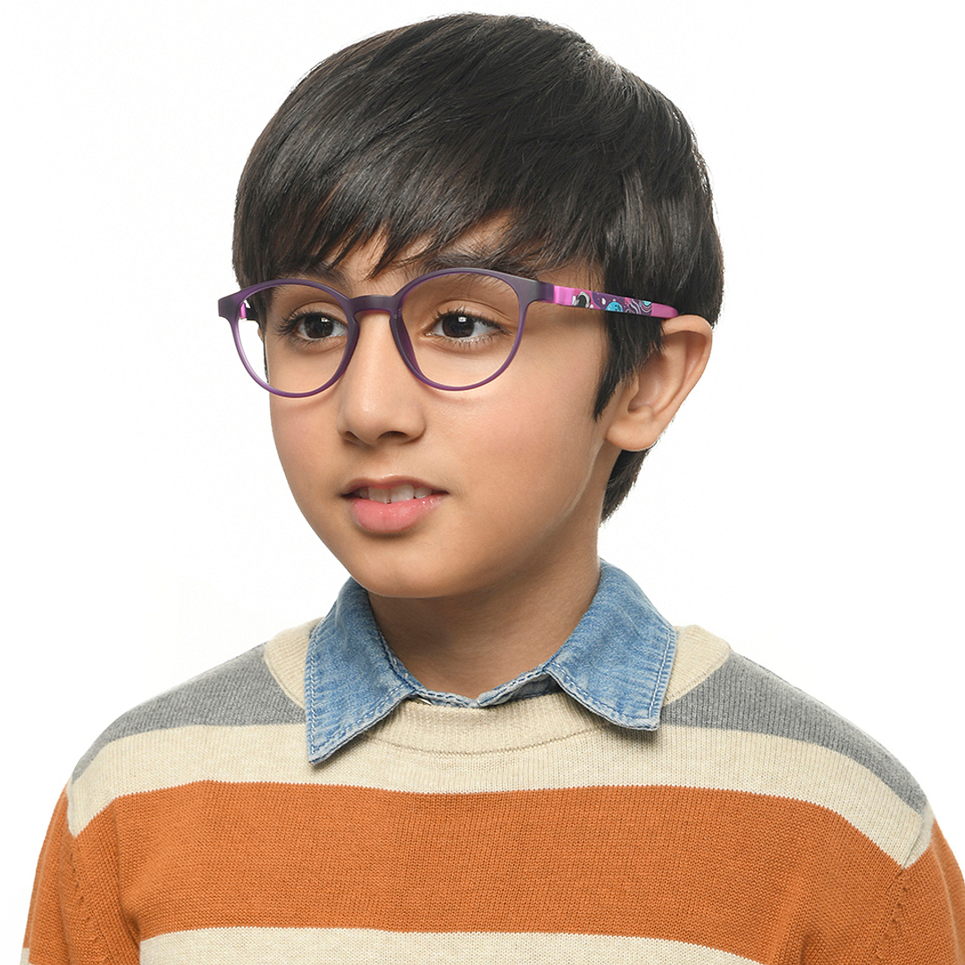 Hooper Purple Full Rim Round right side