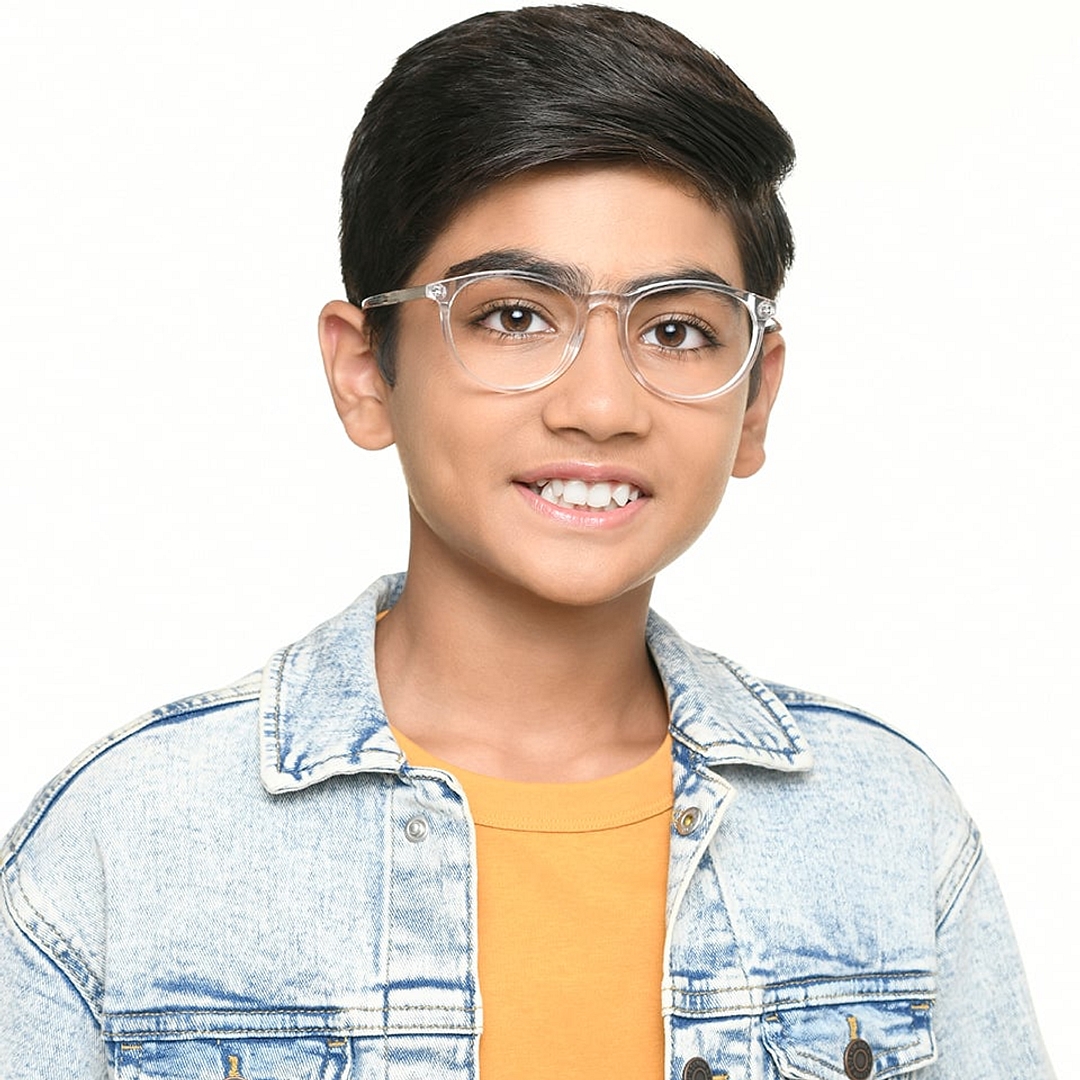 Hooper Online Crystal Transparent Full Rim Round right side