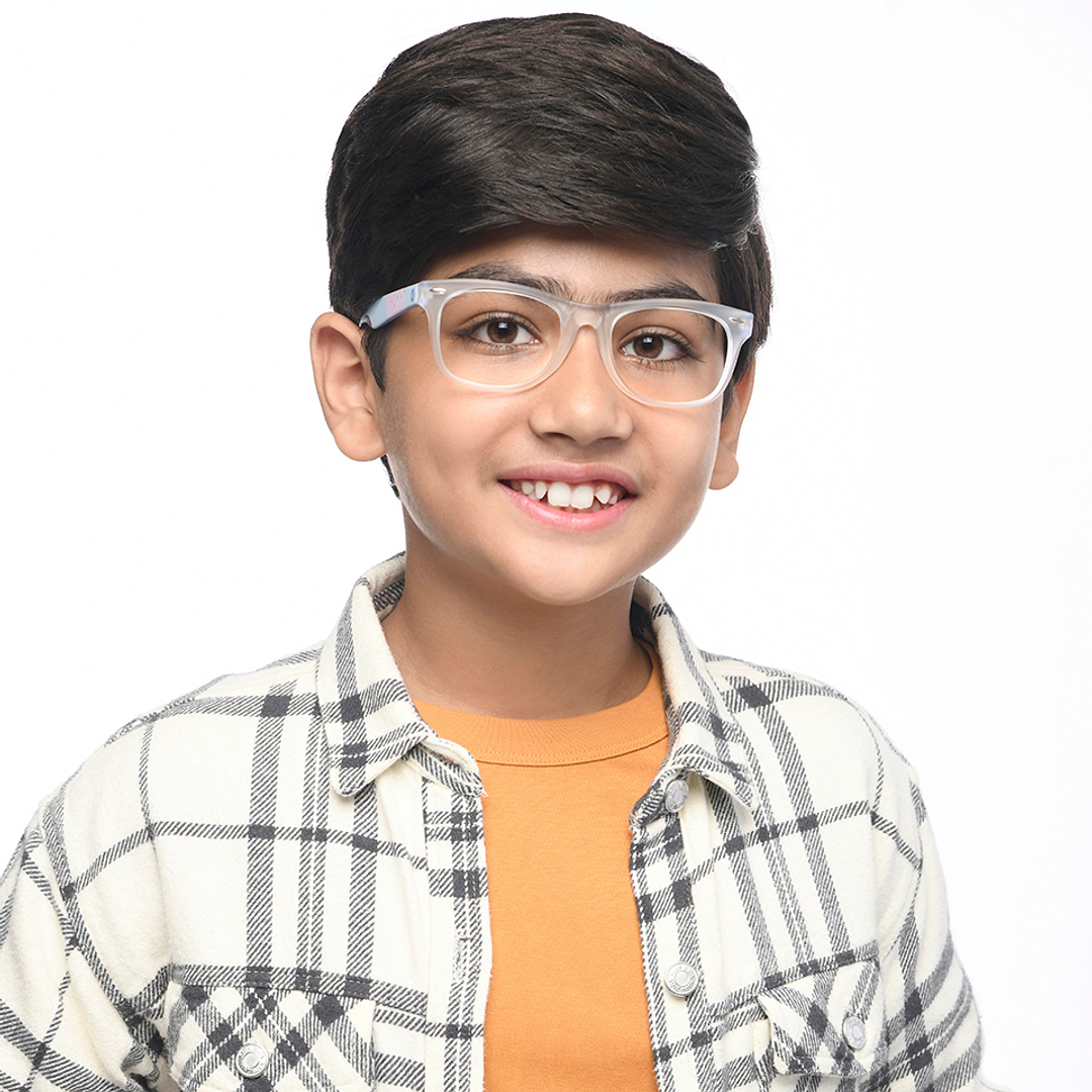 Hooper Online Crystal Transparent Full Rim Rectangle left side