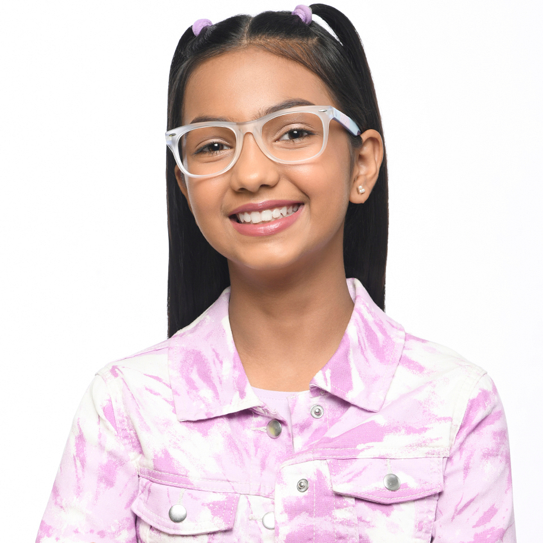 Hooper Online Crystal Transparent Full Rim Rectangle right side