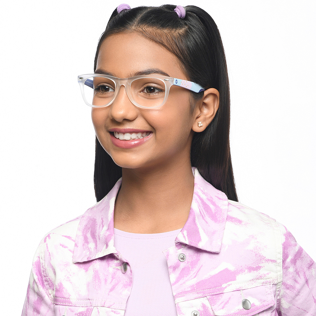 Hooper Online Crystal Transparent Full Rim Rectangle left side