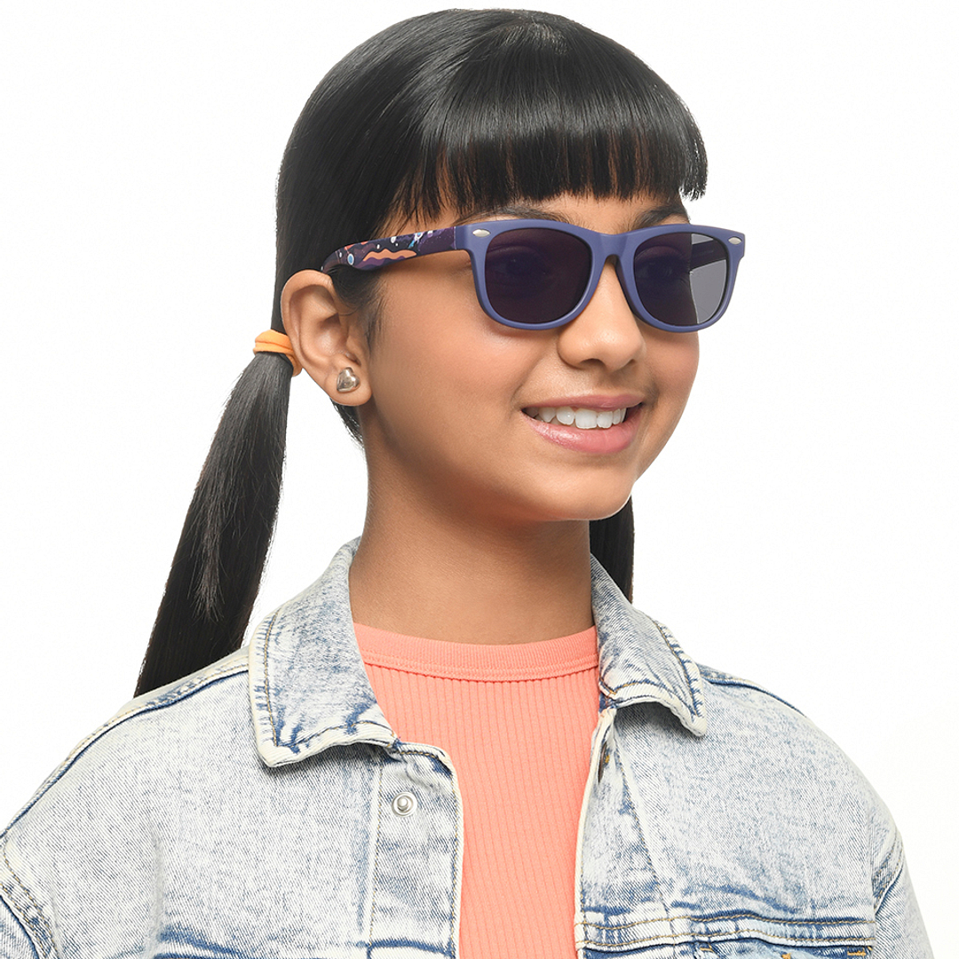 Hooper Black Full Rim Square left side