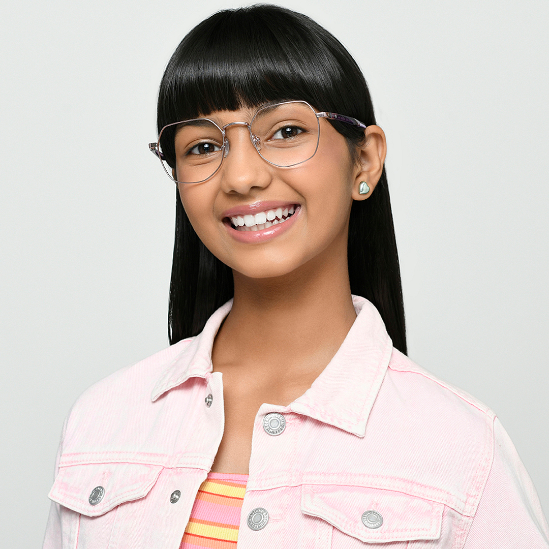 Hooper Online Purple Full Rim Geometric right side