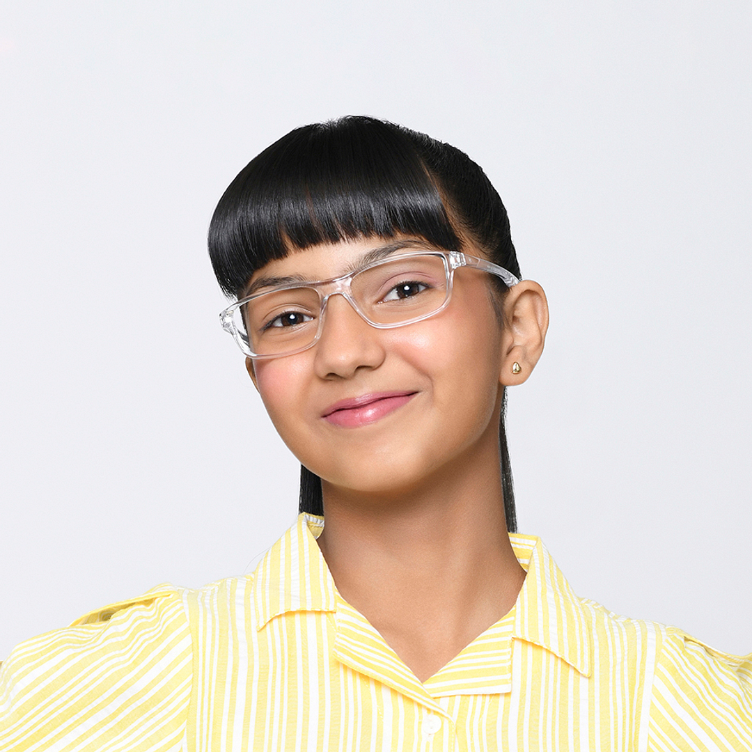 Hooper Online Crystal Transparent Full Rim Rectangle right side