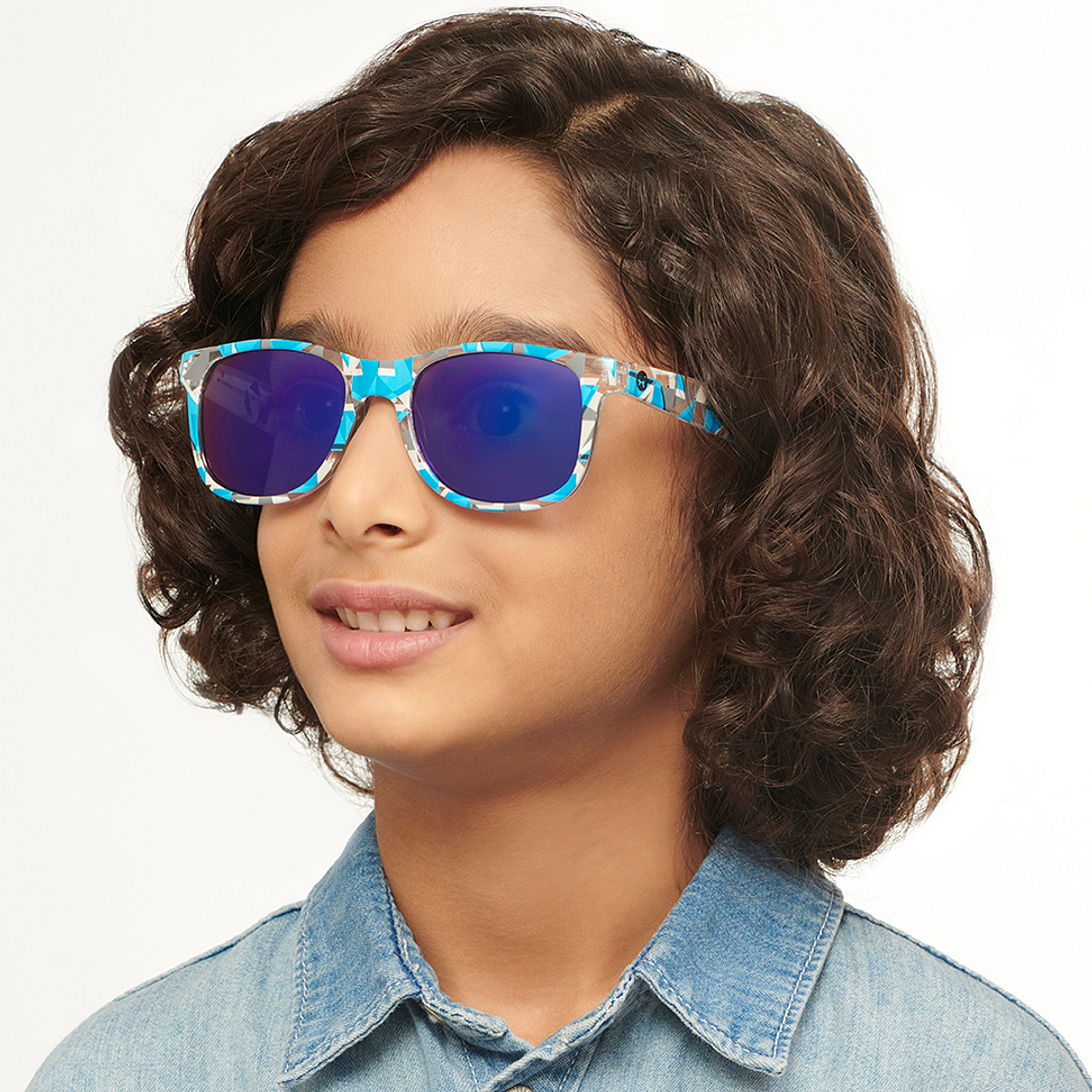 Hooper Crystal Transparent Full Rim Square right side