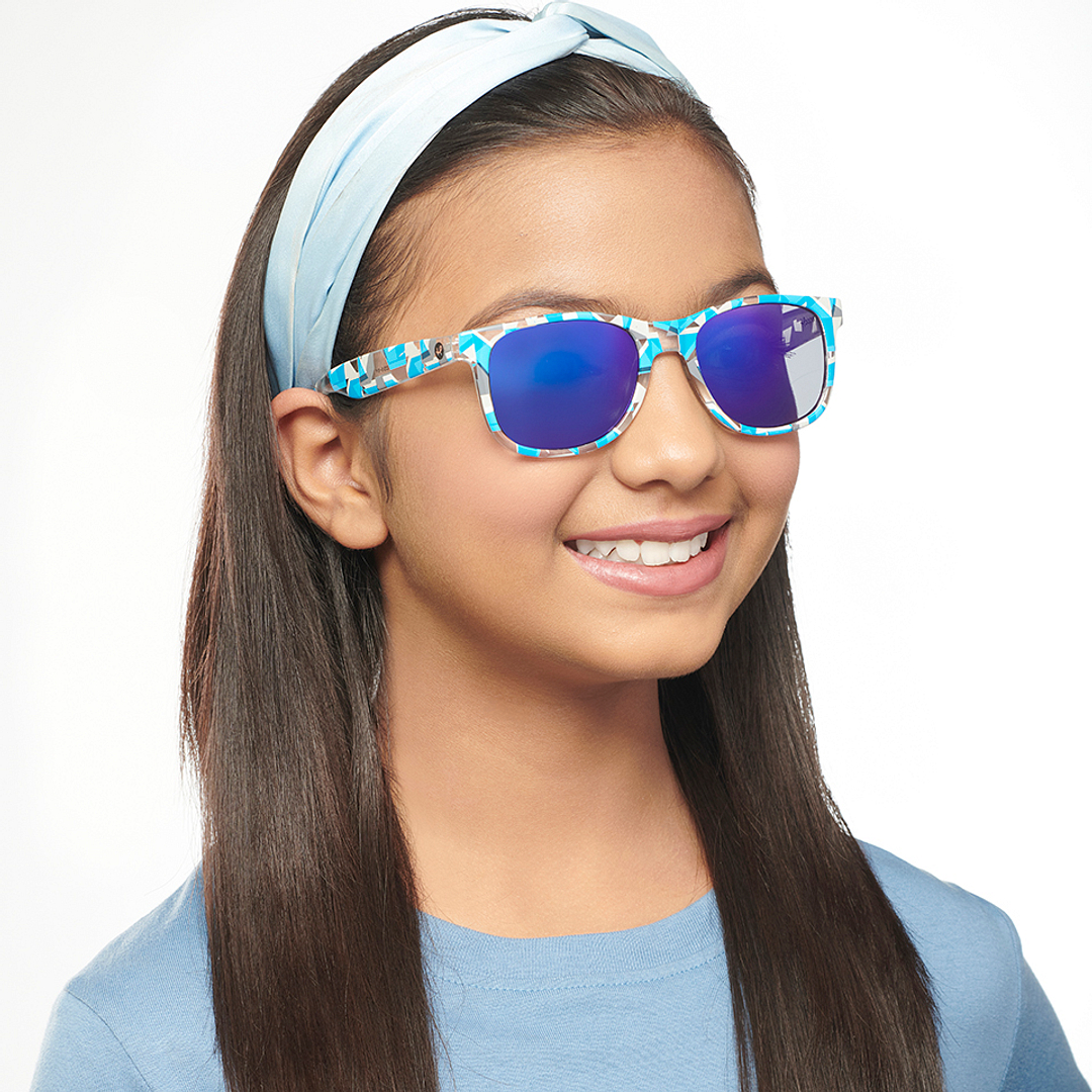 Hooper Crystal Transparent Full Rim Square right side