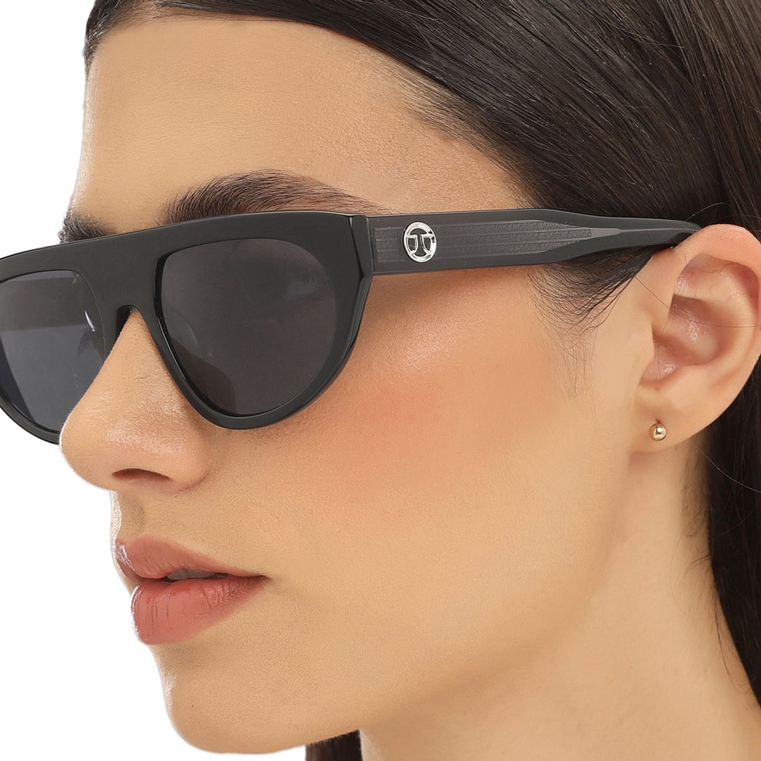 John Jacobs Online Black Full Rim Cat Eye right side