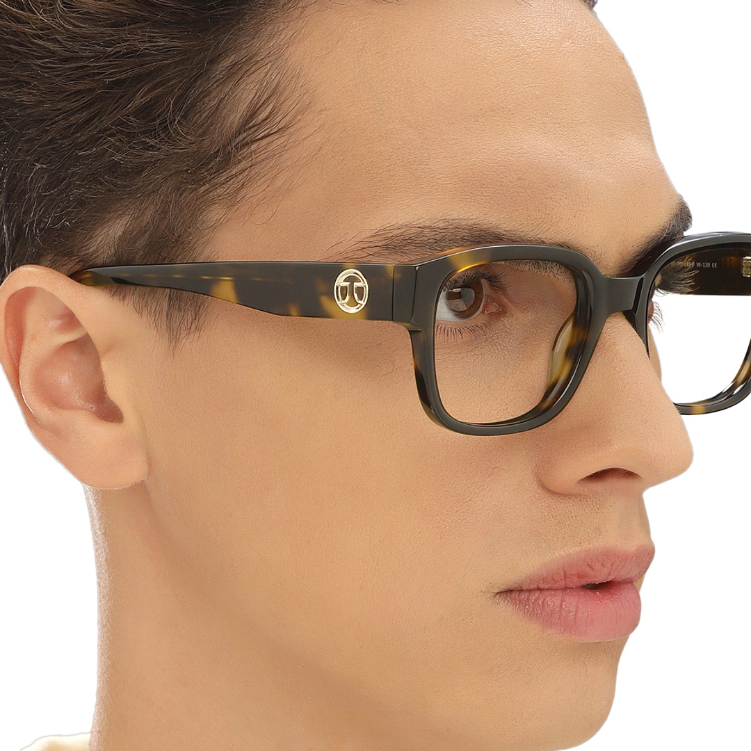 John Jacobs Black Full Rim Square left side