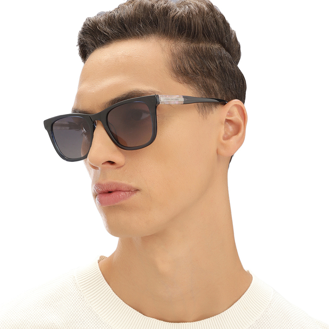 John Jacobs Sky Blue Full Rim Square left side