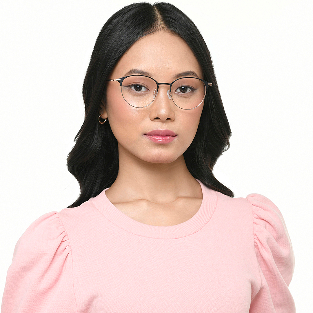 John Jacobs Golden Brown Full Rim Clubmaster right side