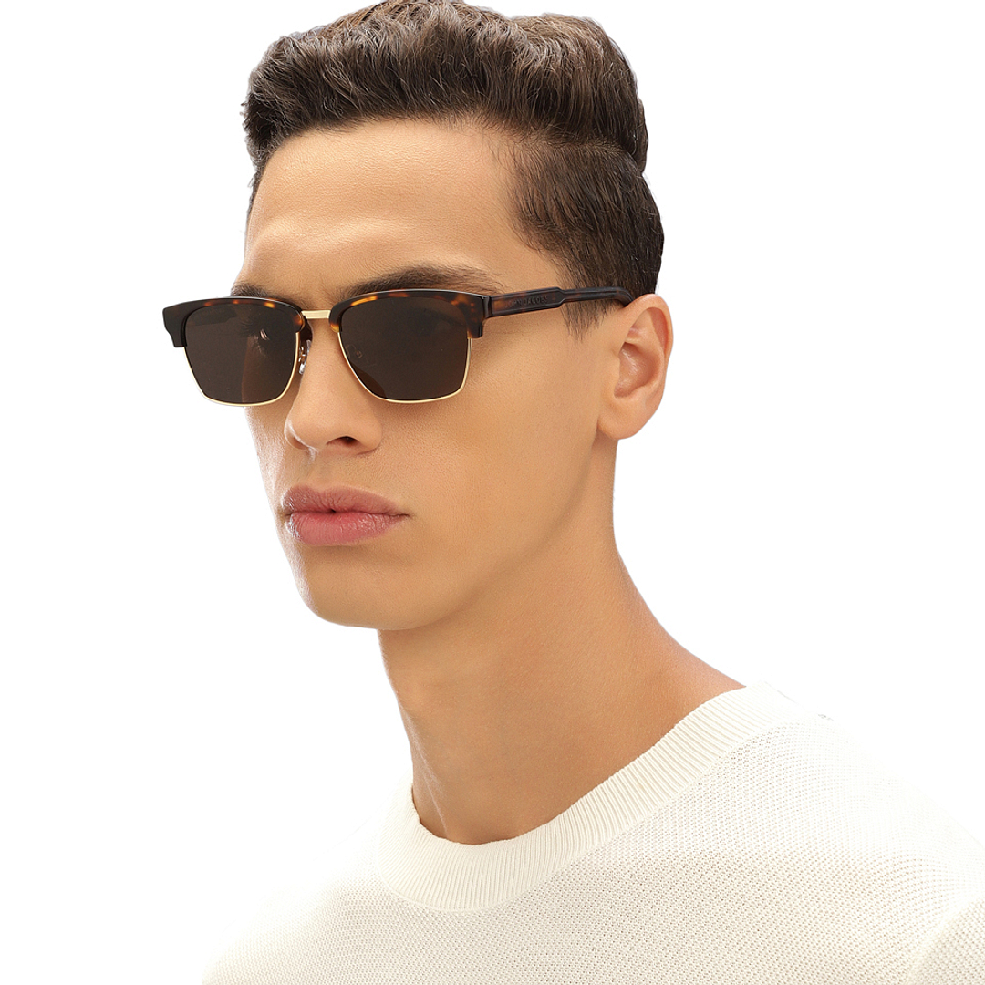 John Jacobs Online Gold Full Rim Clubmaster left side