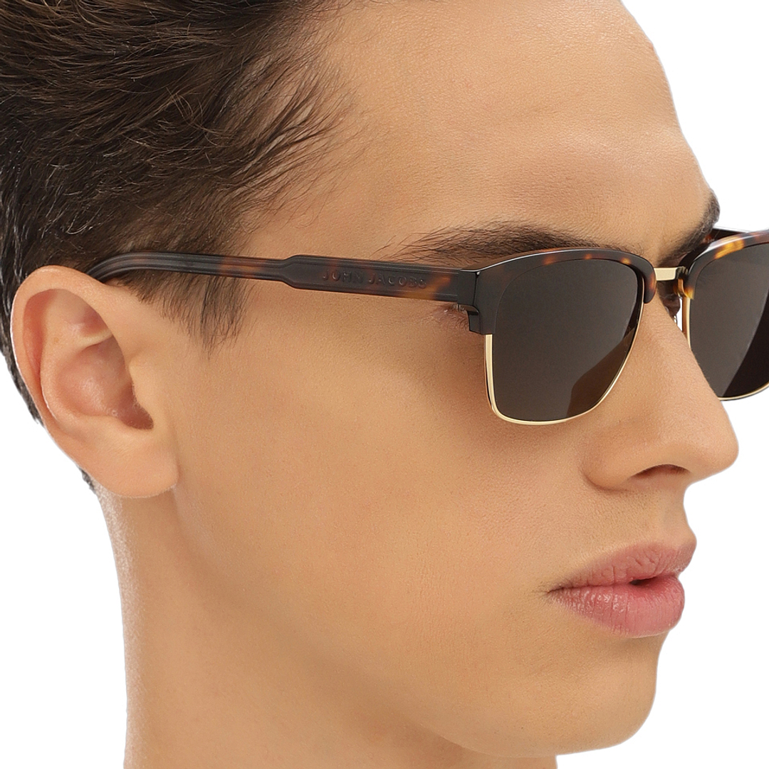 John Jacobs Online Gold Full Rim Clubmaster right side