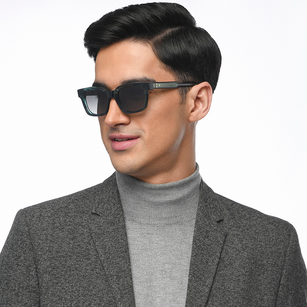 Buy Green Gradient Full Rim Square John Jacobs JJ Tints JJ S15906