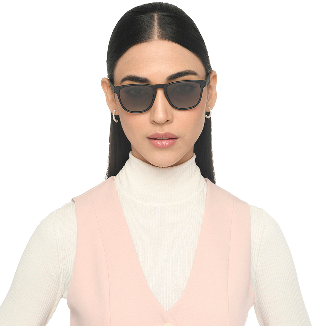 John Jacobs Black Full Rim Square left side