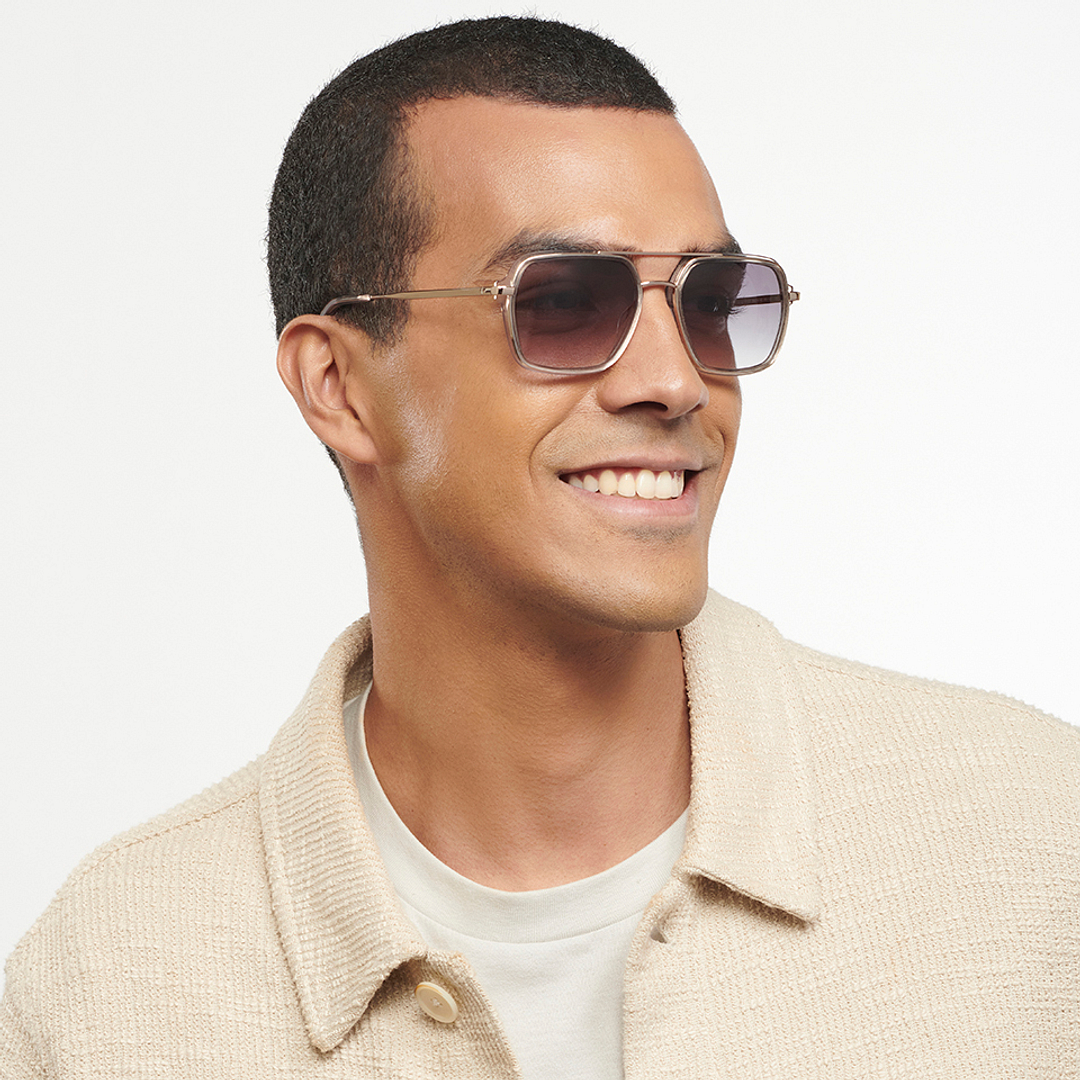 John Jacobs Grey Full Rim Square right side