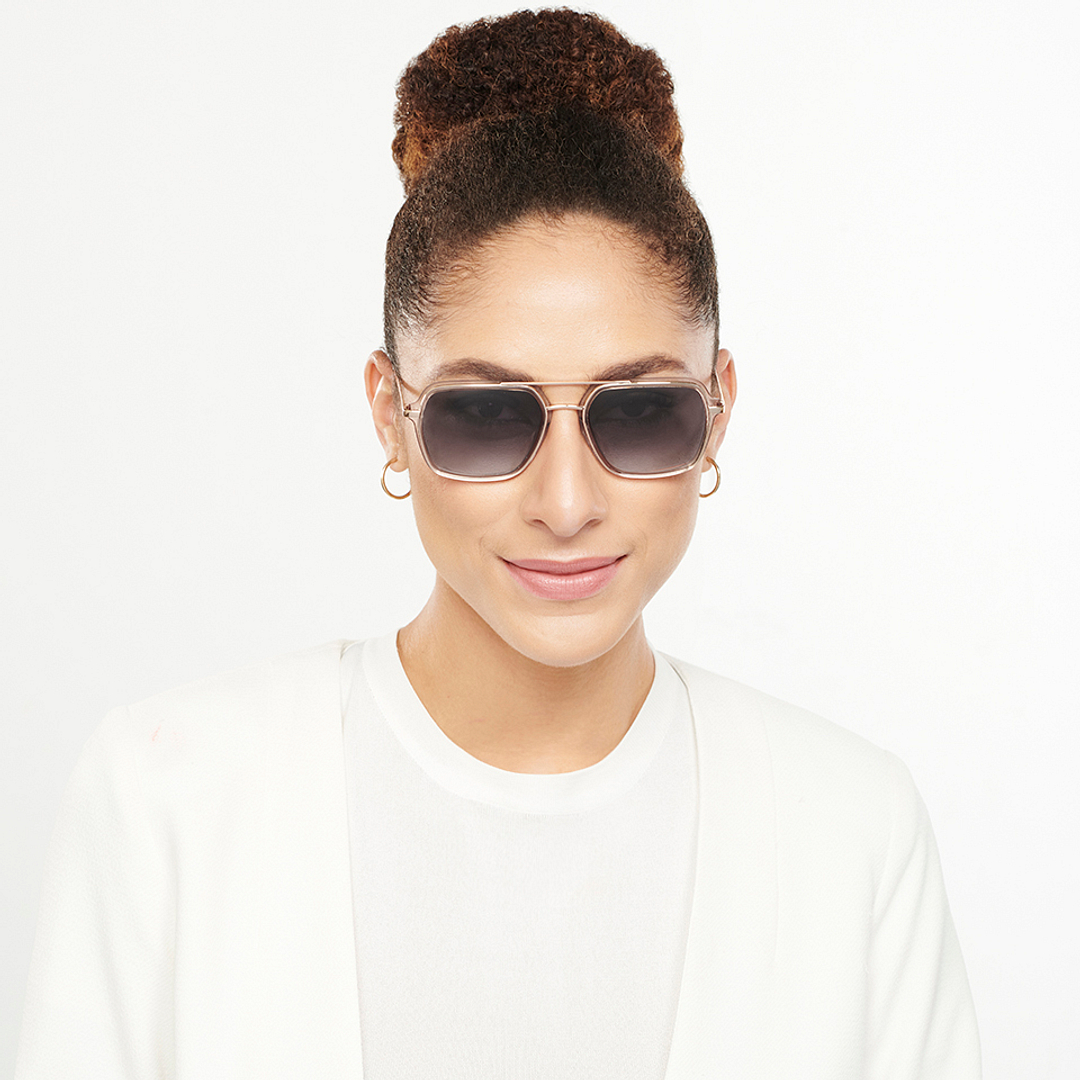 John Jacobs Grey Full Rim Square left side