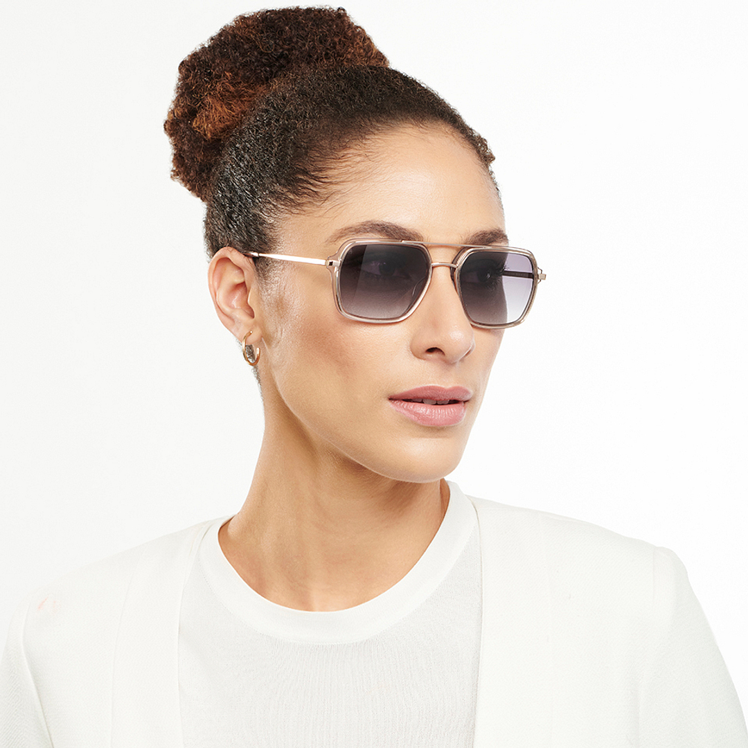 John Jacobs Grey Full Rim Square right side